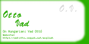 otto vad business card